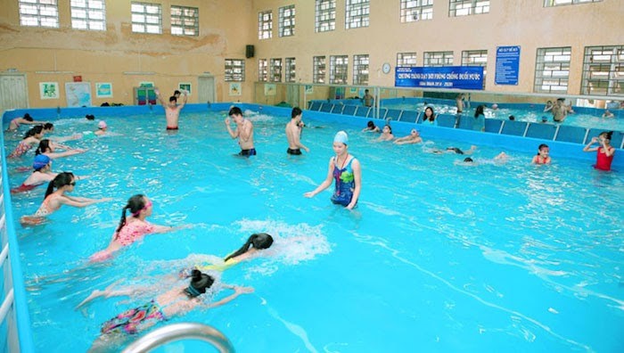 Hồ bơi bạt thích hợp cho trường học